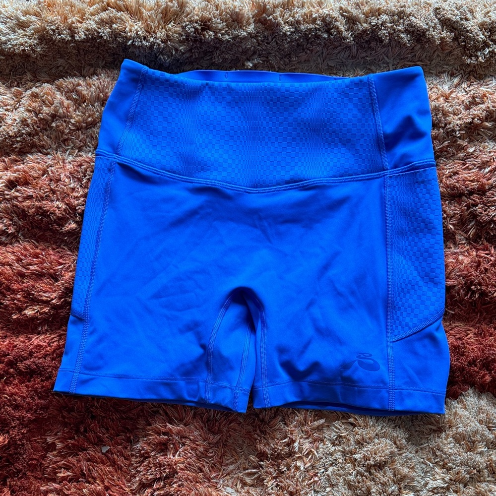 Bandit Running Stamina High Waist 5" Compression Shorts - Deep Peri Blue